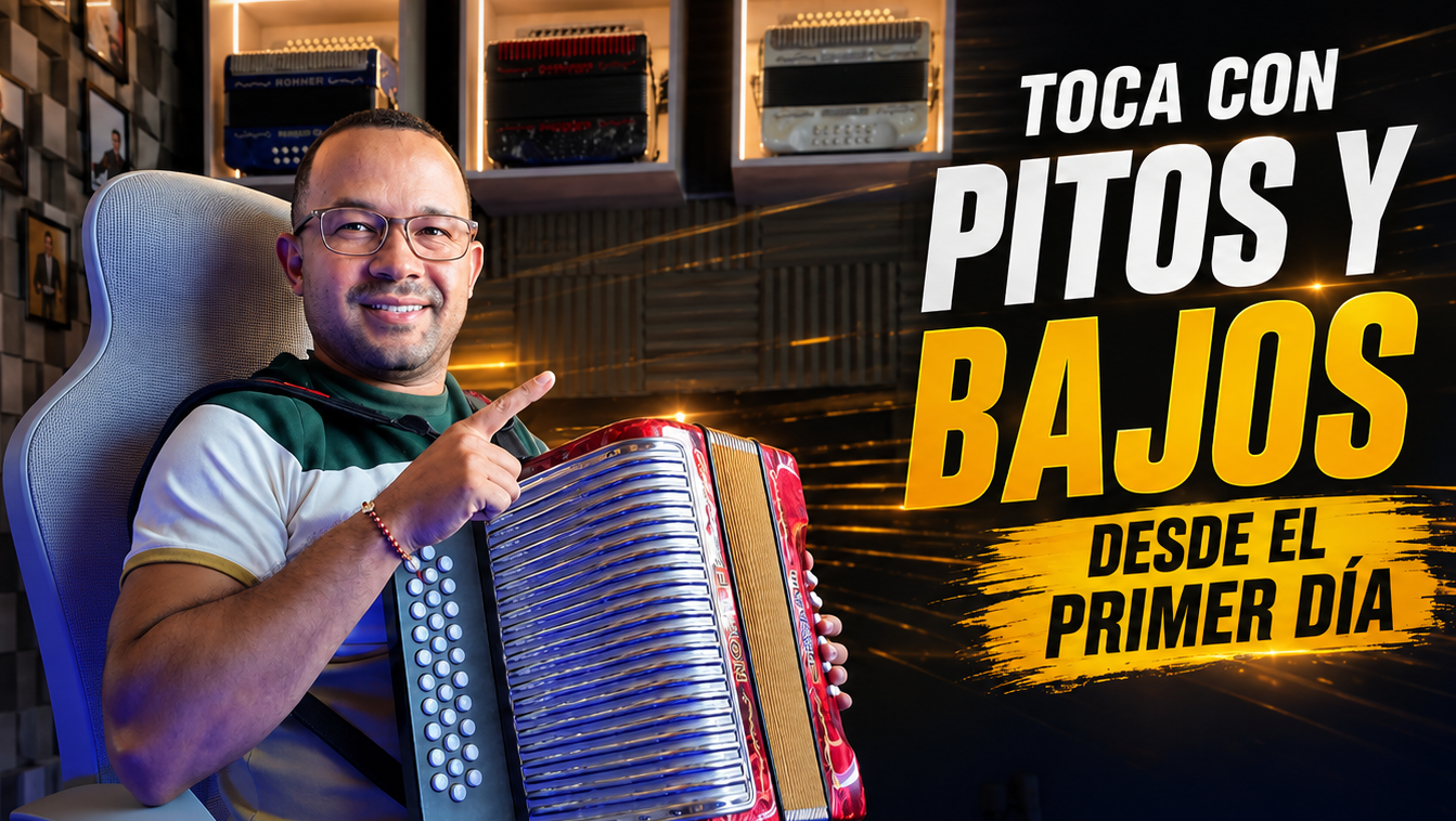 Toca con pitos y bajos desde el primer día